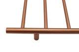 Brushed rose gold Copper stainless steel Heated Towel Rail rack Round AU 1000*450mm Timer